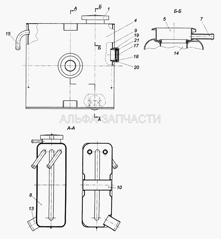 4308-1311010 Бачок расширительный  